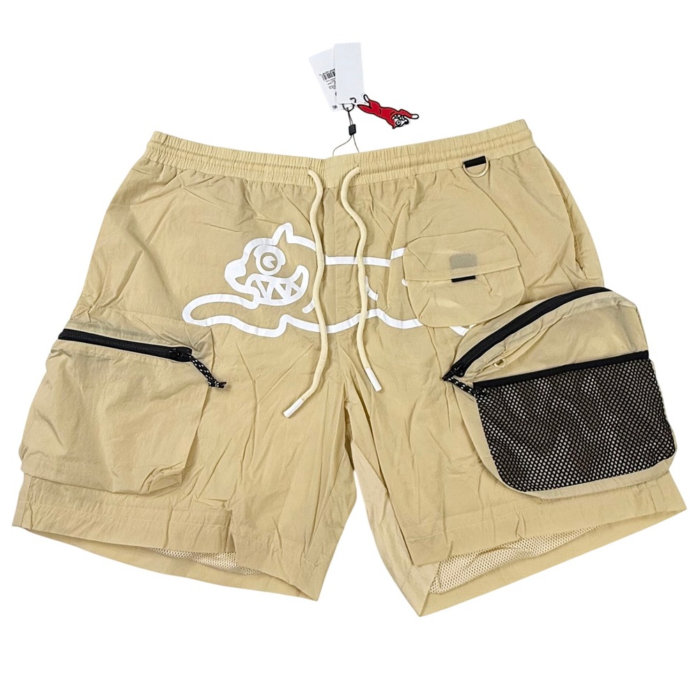 Ice Cream BBC Hiker Shorts Mens 2X Italian Straw Tan Running Dog Utility Cargo